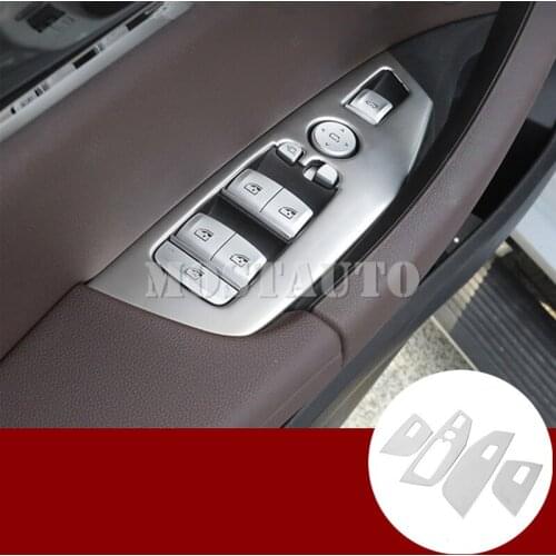 For BMW X3 G01 X4 G02 Inner Car Door Window Switch Button Trim Cover2018-2020 4pcs Car Accessories Interior Car Decor Car Trim