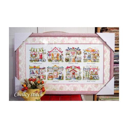 G15 Stich Cross Stitch Kits Craft Packages 100% Cotton Fabric Floss Counted New Designs Needlework Embroidery Cross-Stitching