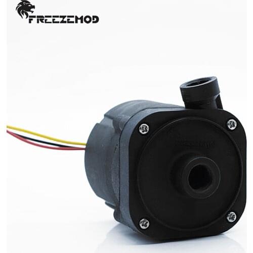 FREEZEMOD 4500 RPM Speed Control Pump High-flow Brushless PWM 1200L/H Range 6-7M with MOD Water Cooler Pump Head 6M