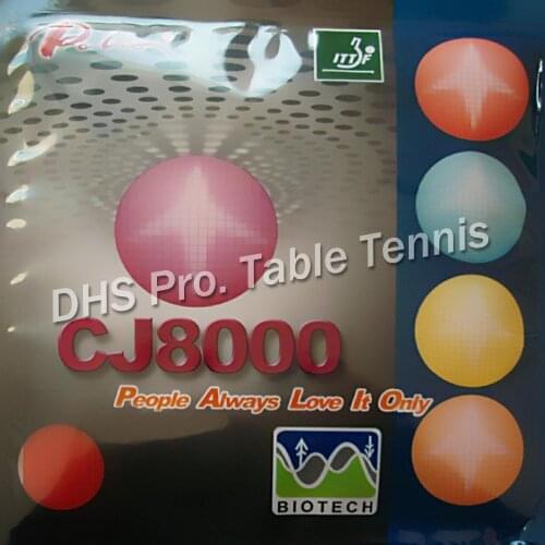 Palio CJ8000 (BIOTECH) 2-Side Loop Type pips-in table tennis / pingpong rubber with sponge (H36-38)