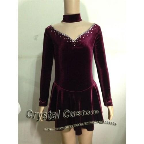 Hot Sales Ice Figure Skating Dresses Women Spandex Beautiful New Brand Vogue Figure Skating Competition Dress DR2510