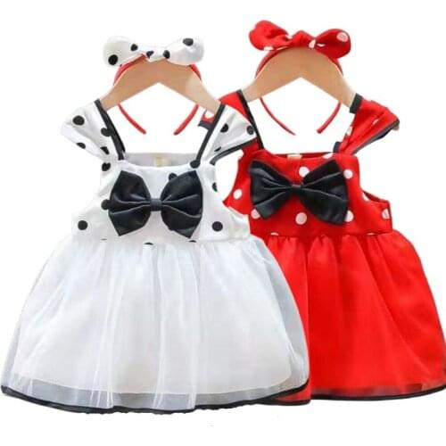 Newborn Baptism Dress For Baby Girl White Pink First Birthday Party Wear Cute Lace Christening Gown Tutu Infant Clothing