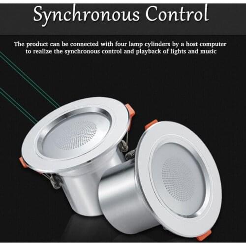 LED Bluetooth music downlight bluetooth music lamp bedroom lamp Interior Mood Lighting freeshipping