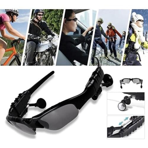 Cycling Sunglasses Riding Bluetooth Earphone Smart with Bike Glasses Outdoor Sun Sport Wireless Mic Headphone Glasses E9O7