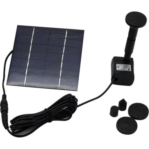 High Quality DC 7V 1.2W 200L/H Brushless Motor Solar Fountain Mini Water Pump