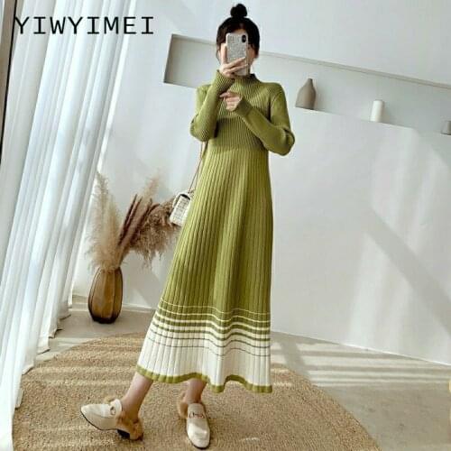 Модные вязаные платья YIWYIMEI China At AliExpress