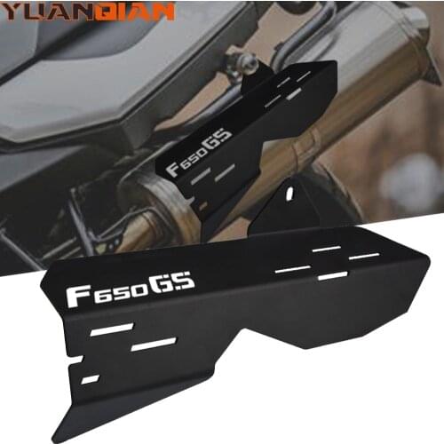 Motorcycle Exhaust Pipe crash Protector Heat Shield Cover Guard Anti-scalding Cover For BMW F650GS 2008 2009 2010 2011 2012 2012