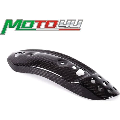 Real Carbon Fiber Motorcycle Exhaust Cover Exhaust Protection Cap Decorative covers For Ducati 1100 1100Special Sport 2018 2019
