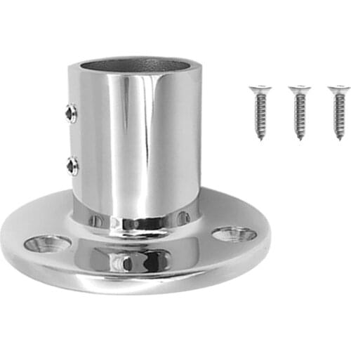 2pcs 316 Stainless Steel Boat Rail/Stanchion Base For 1"/25mm Tube