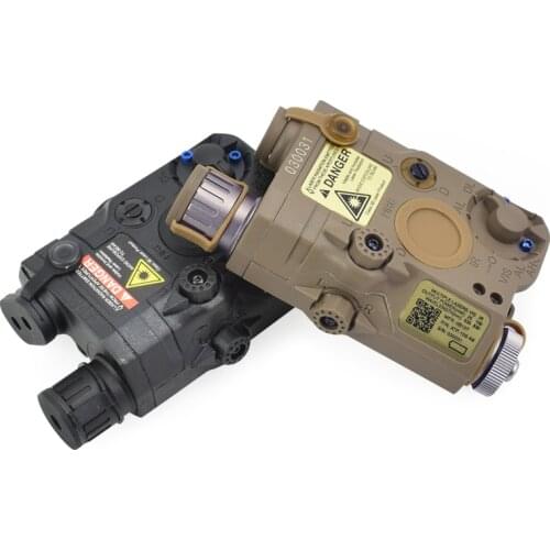 ActionUnion Tactical Airsoft LA-5 PEQ 15 Battery Case Red Laser LED White Flashlight IR Sight Lenses Rifle Hunting Outdoor