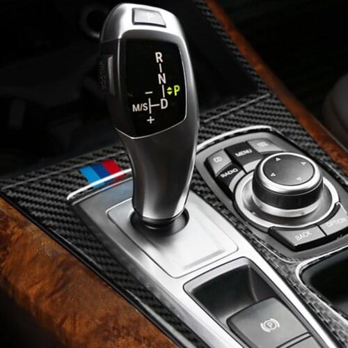 For BMW E70 Old X5 E71 Old X6 Gear Panel High Configuration - Start Button Red - Left Hand Drive X5 (2008-2013) X6 (2009-2014)