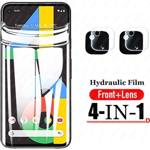 For Google Pixel 5 4A 5G Hydrogel Film Screen Protector Protective Film For Google Pixel 4A Pixel4A 5.81 inches 9H Not Glass