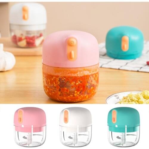Electric Mini Garlic Chopper Garlic Chopper Mincer Food Chopper Blender Kitchen Gadget Vegetables Shredder Dicer For Kitchen