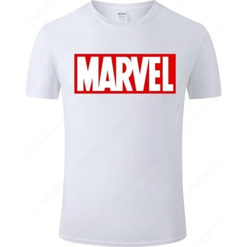 Classic Marvel T Shirt Men Women Summer Cotton Short Sleeve Print T-shirt Camisa Hombre Cool Tee Unisex Streetwear Clothing J42
