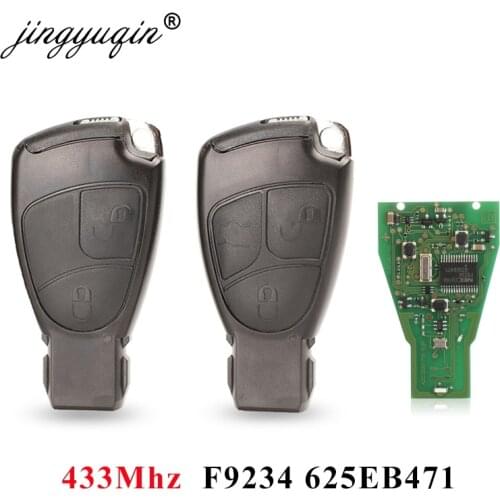Jingyuqin 5pcs 433Mhz 2/3 Button Smart Remote Car Key Fob For Mercedes fit Benz C E S CL ML CLK Class Sprinter 1996-2005
