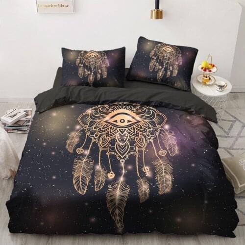 Classic 3D Design Custom Comforter Case Duvet Quilt Cover Bedding Set Double King Queen Double Single Size Home Textile