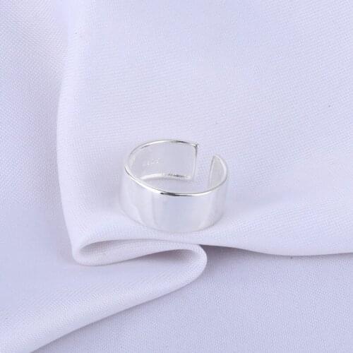 1PC Thumb Glossy Rings For Women Korean Simple Big Faced Wide Finger For Unisex Jewelry Fashion Accessories Ring For Women