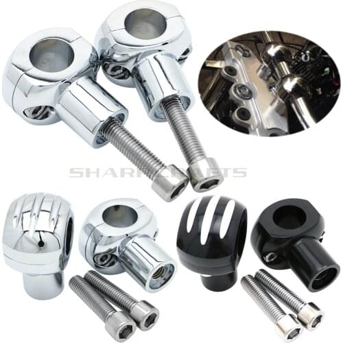 Motorcycle Edge Cut Handle Bar Clamp Handlebar Riser For Suzuki Intruder Volusia VL800 VL1500 LC Boulevard C50 M95 C50T C90 C90T