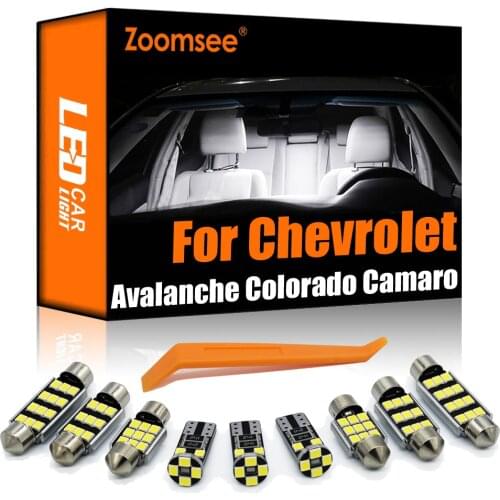 Zoomsee Interior LED For Chevrolet Avalanche Colorado Silverado Camaro Corvette Uplander Venture Canbus Vehicle Indoor Light Kit