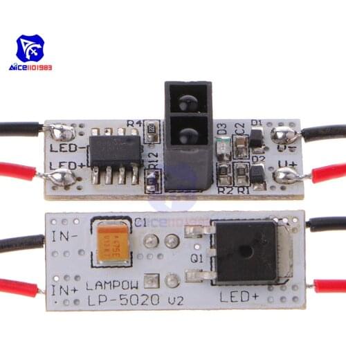 Diymore LP-5020 12V 5A 48W Infrared Sensor Module Human Detection Sensor Switch Module for LED Light Bar Illumination