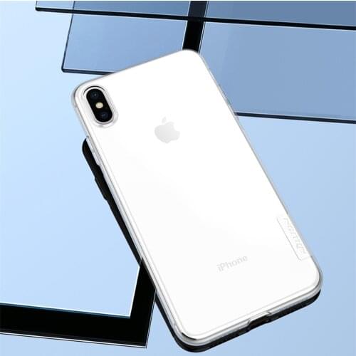 For Apple iPhone XS Max Nillkin Nature Transparent Clear silicon TPU For iPhone XR /XS /X Case Cover