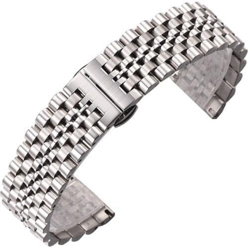 Stainless steel band for Samsung galaxy watch 3 41 45 band active 2 40 44mm Bracelet Strap gear s3 Straps Galaxy Watch 46mm 42mm