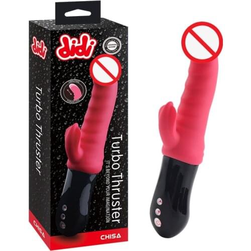 Sex Toys for Woman 10 Frequency Vibration Thrusting Dildo Magic Wand G-spot Clitoris Stimulator Dual Motors Rabbit Vibrators