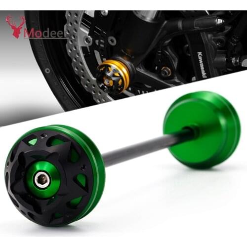 Front Wheel Axle Fork Wheel Protector Crash Slider For KAWASAKI Z800 Z900 Z900RS Z1000 Z650 Z750 Z750S Motorcycle Accessories