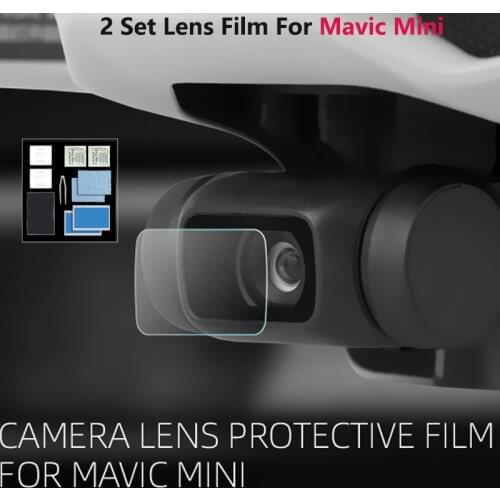 DJI Mavic Mini 2 Camera Lens Protective 2 Set Film HD Tempered Glass Film Lens Protector for DJI Mavic Mini Drone Accesories