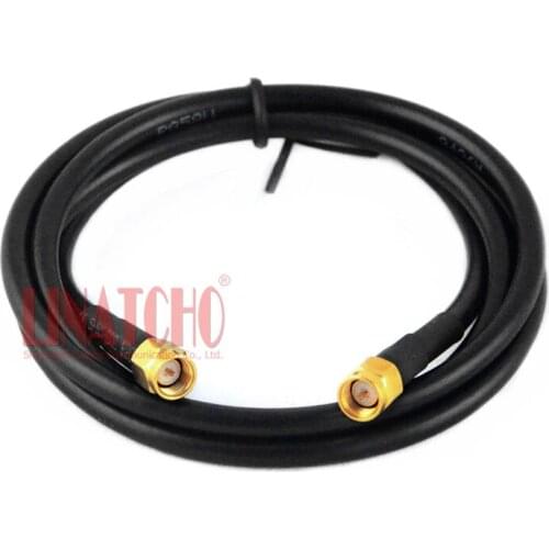 1 Meter Coaxial rg58u SMA Male to SMA Male connector antenna extension jumper cable