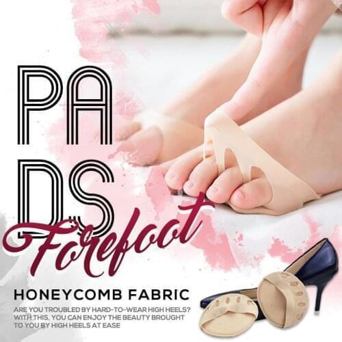 3 Pairs Forefoot Pad For Women Honeycomb Fabric Forefoot Pads Feet Toes And Arches Protected Comfy Foot Tool Dropshipping