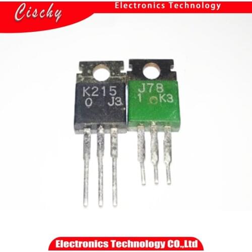 10pcs/lot =5paris (5pcs 2SJ78 + 5pcs 2SK215 ) TO-220 J78 K215 TO220