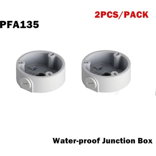 2PCS PFA135 Waterproof Junction Box for IP Camera CCTV Camera Network Camera Bullet Camera HDCVI Eyeball Camera