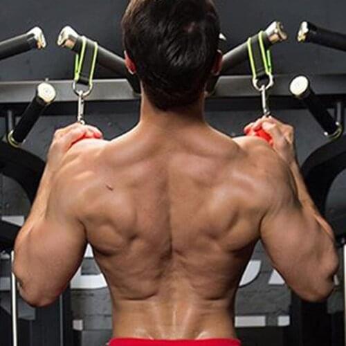 2pcs Climbing Pull Up Non-slip Hand Grips Strength Exerciser Trainer