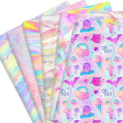 50*145cm Rainbow Color 100% Pure Cotton Or Polyester Cotton Material Patchwork Sewing Quilting Fabric Quilt Needlework DIY Cloth