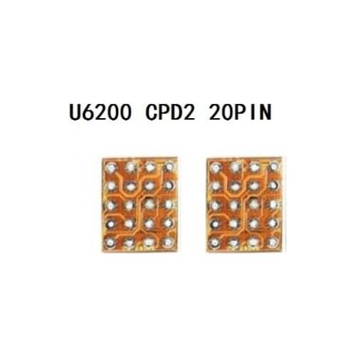 50pcs/lot 100% New U6200 CPD2 CG8740AAT USB-PD Fast charger charging Chip IC For iPhone x 8 8G Plus 8Plus