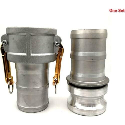 C E Type Hose Shank Camlock Adapter Quick Coupling Aluminum Alloy Quick Connector Hose Coupler 1-4 inch Tank Truck Connectors