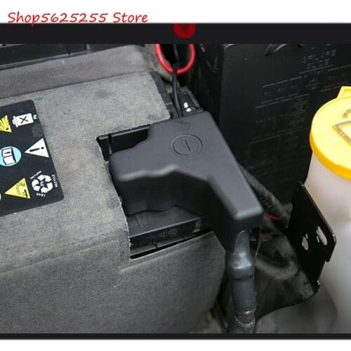 For Jeep Compass 2017 2018 2019 2020 Accessories Battery Negative Protective Cover Plastic Cap Dustproof Waterproof Car Styling