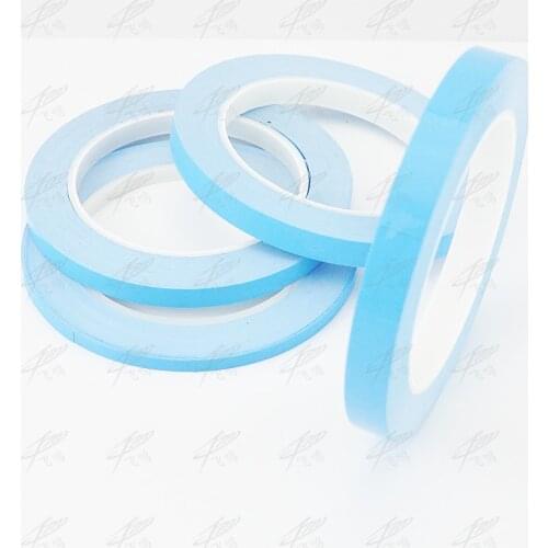 25m/Roll 8mm 10mm 12mm Width Transfer Tape Double Side Thermal Conductive Adhesive Tape for Chip PCB LED Strip Heatsink