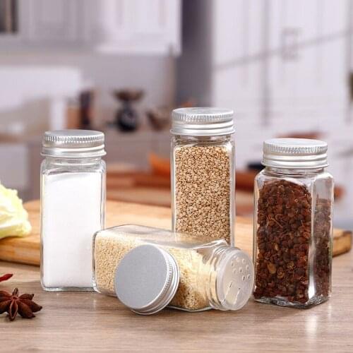Sealed Seasoning Storage Jar Kitchen Storage Bottle Spice Jar Pepper Powder Sealed Storage Bottle Chicken Essence Free Sticker