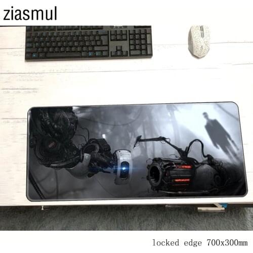 Portal 2 padmouse 700x300x2mm gaming mousepad game Mass pattern mouse pad gamer computer desk Popular mat notbook mousemat pc