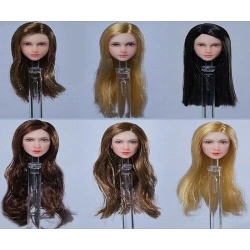 Fire Girl Toys FG077/ FG078 1/12 Europe Sculpt Asian Sweet Girl Head Sculpt Fit 6'' PH TBL Body Toy