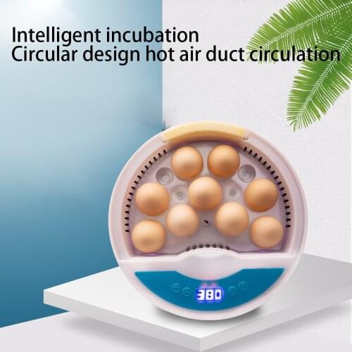 9 Eggs Incubator EU/US/AU/UK Plug Automatic Temperature Control Hatchery Brooder With LED Lamp For Duck Chicken Bird Quail