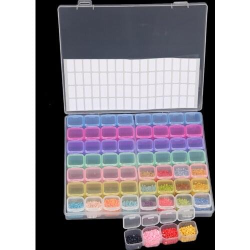 Diamond Painting Tools 56 Cells Plastic Storage Box Tool Accessories for Diamond Painting Embroidery Sale