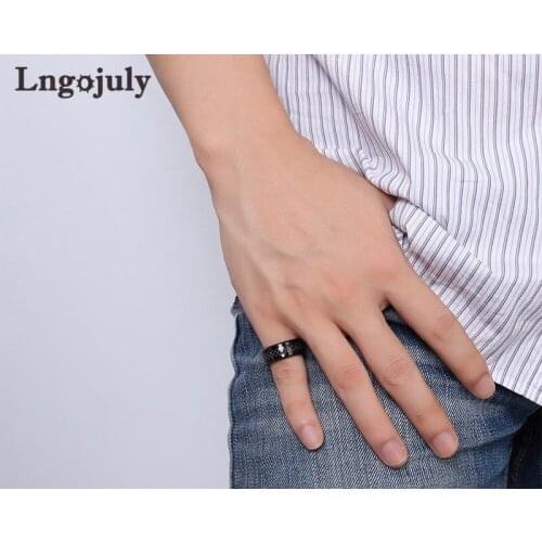 Top Quality 8mm Tungsten Carbide Rings For Men Bands Engagement Ring Tungsten Mens Ring For Party Decoration Jewelry Gifts