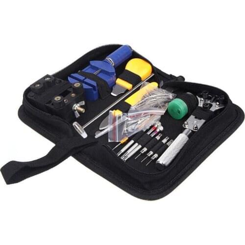 145pcs Watch Repair Tool Kit Opener Remover Spring Bar Repair Pry Screwdriver Clock Watchmaker Tools saat tamir aletleri