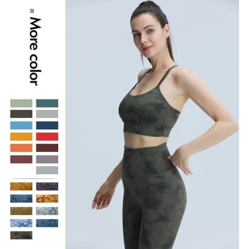 Summer New Yoga Suit Sexy Sports Bra Stretch Tight Pants Sports Suit Gym Push-up Workout Clothes Breathable Shaping Yoga Pants