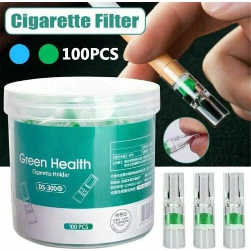 PCS Antismoking Quit Addict Filter Disposable Tobacco Cigarette Filter With Fine Smoke Converter Cigarette Holder dependable