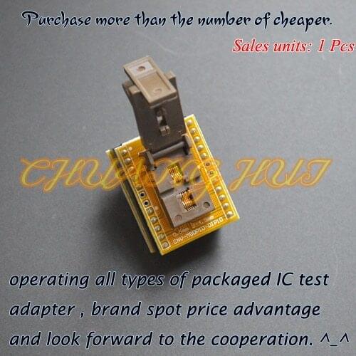 MSOP10 to DIP10 Programmer Adapter CNV-MSOP10-DIP MSOP10 test socket Pitch=0.5mm width=3.0-4.9mm