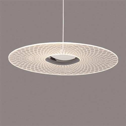 Simple Modern LED Pendant Lights Clear Glass Bedroom Bedside Hanging Lamps for Home Decor Nordic Restaurant Designer Luminaires
